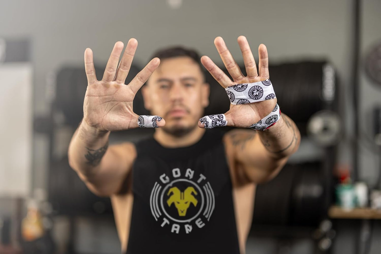 Scary Sticky Premium Athletic Tape | Weightlifting Tape | Thumb Tape for Hook Grip – Sticks with You through the Toughest Fitness Workouts and Lifts