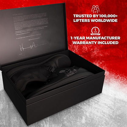 MEGIN Deadlift Shoes – Elevated Heel Gym Footwear for Powerlifting, Weightlifting & Strength Training – Non-Slip Sole Lifting Shoes for Men