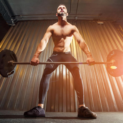 MEGIN Deadlift Shoes – Elevated Heel Gym Footwear for Powerlifting, Weightlifting & Strength Training – Non-Slip Sole Lifting Shoes for Men